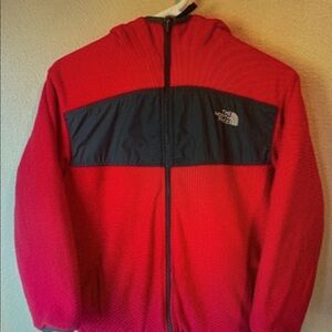 Kids Red and Black Hooded Jacket